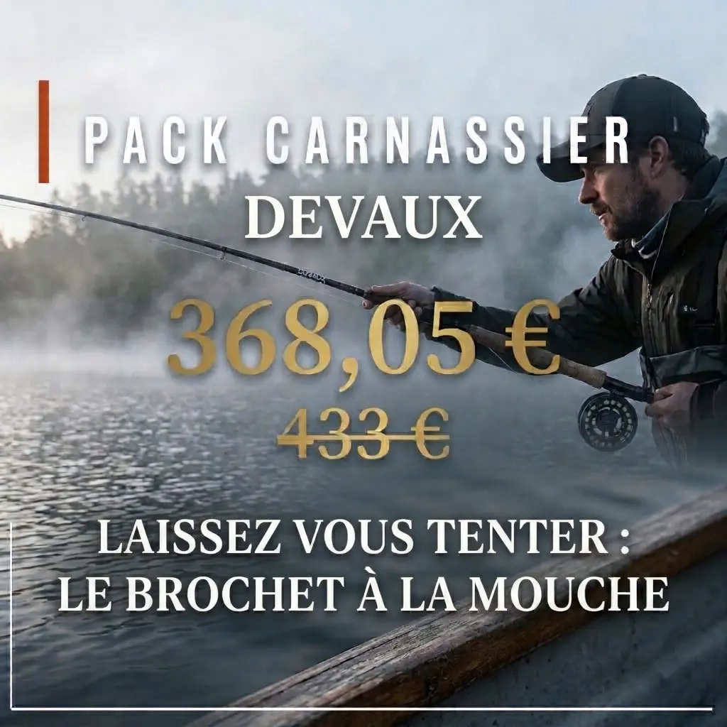 ENSEMBLE MOUCHE PECHE AU BROCHET